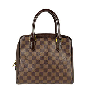 Louis Vuitton Damier Brera Ebene Brown Canvas Handbag